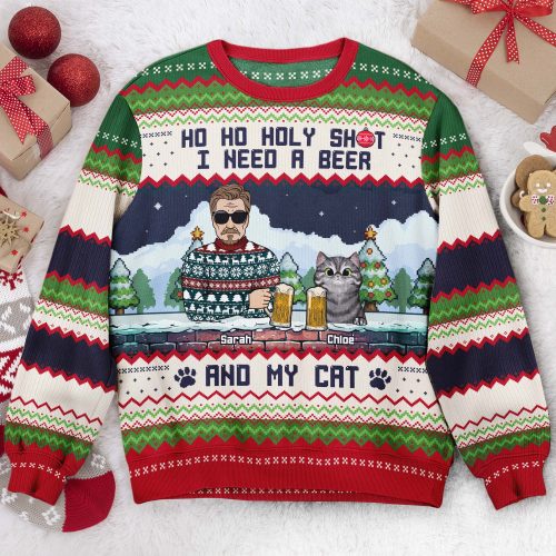 Ho-Ho-Holy-I-Need-A-Beer-Bourbon-Wine-And-My-Cats-Personalized-Ugly-Sweater1.jpg