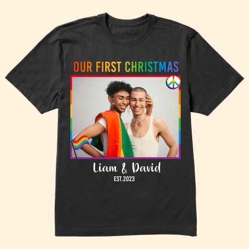 LGBT-Couple-Our-First-Christmas-Personalized-Photo-Matching-Couple-Shirt_1.jpg